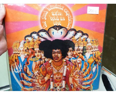 RECORDS- JIMI HENDRIX- BAND OF GYPSYS ( PUPPET COVER) &amp; AXIS:BOLD AS LOVE ( 2)