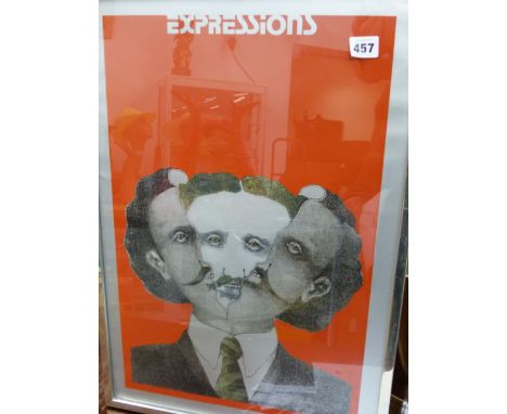 CHIGNON..(20THC.) AN INTERESTING SIGNED LTD EDITION PRINT- REFLECTIONS 