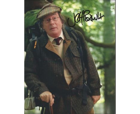 Jeff Rawle autographed photo. 8x10 inch colour photograph autographed by Jeff Rawle, seen here as Amos Diggery in Harry Potte
