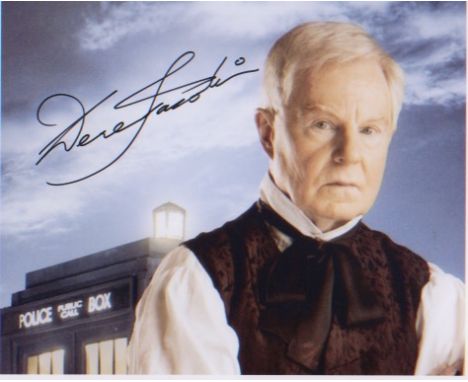 Dr Who - Sir Derek Jacobi. 10x8 picture in character as The Master. Excellent. Good condition.  All items come with a Certifi