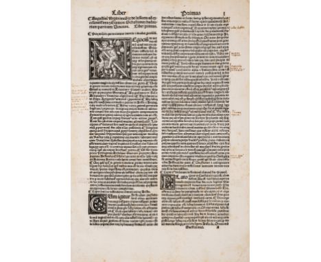 Immortality of the intellect.- Nifo (Agostino) De intellectu libri sex. Eiusdem De demonibus libri tres, double column, Gothi
