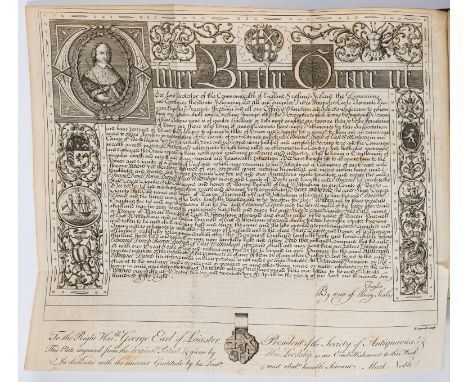 NO RESERVE Noble (Mark) Memoirs of the Protectorial-House of Cromwell, 2 vol., engraved frontispiece and 11 plates, 5 folding