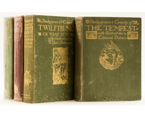 NO RESERVE Dulac (Edmund).- Shakespeare (William) Shakespeare's Comedy of The Tempest, 40 tipped-in colour plates by Edmund D