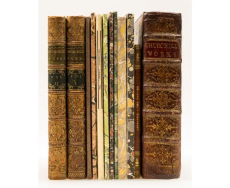Churchill (Charles) An Essay on Immorality. In Three Parts, half-title, engraved frontispiece, half-title very slightly chipp