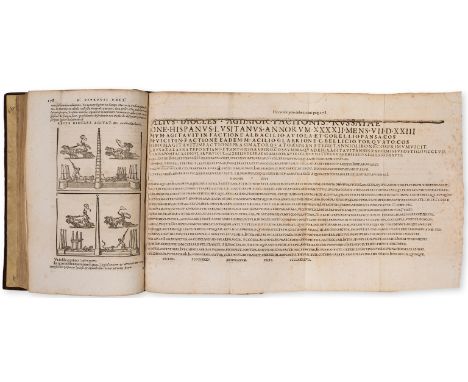 Architecture.- Vitruvius Pollio (Marcus) De architectura libri decem, edited by Guillaume Philandrier, second de Tournes edit