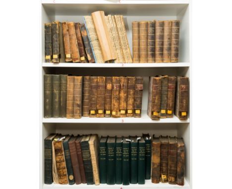 NO RESERVE Medical and scientific journals.- Jenner (Edward).- A collection of c.200 vol. of medical and scientific journals,