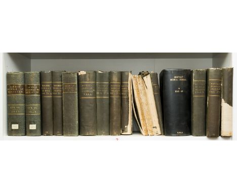 NO RESERVE Medical and scientific journals.- Anesthesiology.- Dublin Quaterly Journal (The) of Medical Science, c.130 vol., p