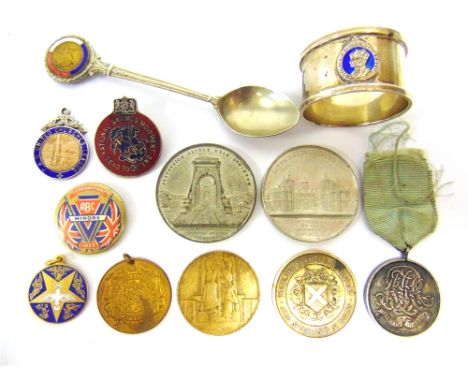 ASSORTED MEDALS &amp; OTHER COMMEMORATIVE &amp; SOUVENIR ITEMS  comprising a Royal Army Temperance Association medal; Ryder &