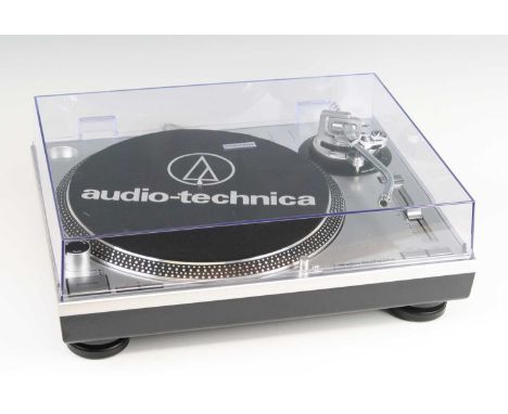 An Audio-Technica AT-LP120-USB Direct-Drive Professional Turntable, serial no. C133318057U, in orginal box and packaging with