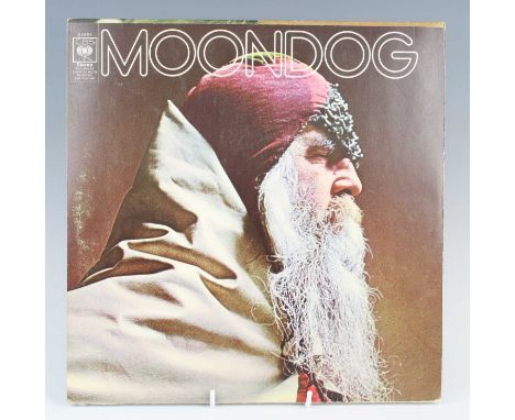 Moondog - Moondog, 1969 UK pressing, CBS 63906 A1 / B1, in Unipak style gate-fold sleeve. (1)Disc has a few light scratch mar