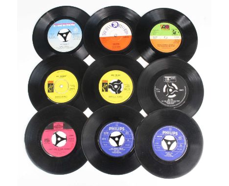A large collection of assorted 7" singles, mainly 1970s, all lacking sleeves, to include Juicy Lucy Pretty Woman, Tom Jones S