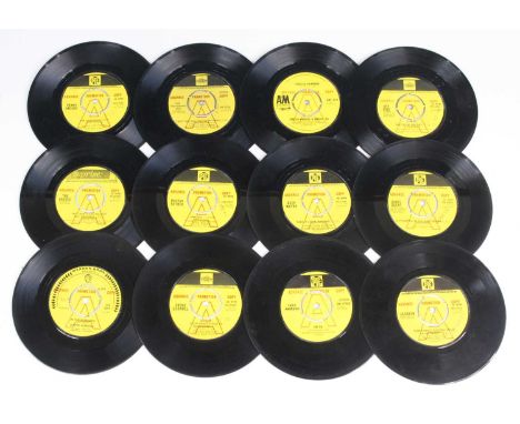 A collection of assorted 7" singles, all being advanced promotional copies (lacking sleeves) to include Jackie Lee - Rupert, 