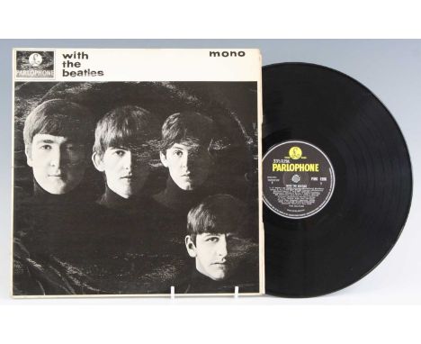 The Beatles - With The Beatles, Parlophone PMC 1206 XEX 447-7-N / 448-7N, together with various other LPs to include Bee Gees