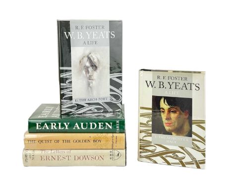 W. B. Yeats Five works R. F. Foster. 'W.B. Yeats A Life,' two volumes I. The Apprentice II. The Arch-Poet, original cloth, un