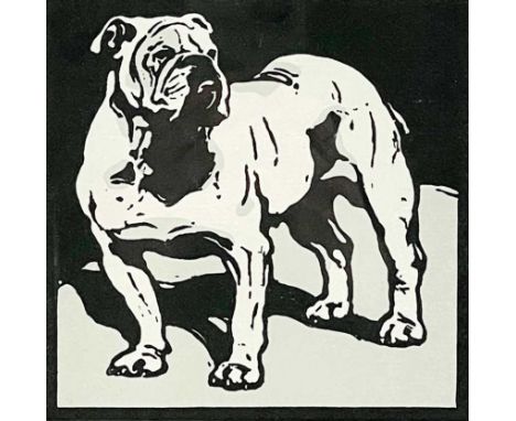 NICHOLSON, William Bulldog lithograph From 'The Square Book of Animals', published by William Heinemann in 1898, image size 1
