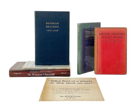 Winston Churchill Six works 'What kind of people do they think we are?' two speeches made to U.S. Congress 29/12/41 and House