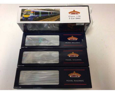 Bachmann OO gauge Class 170/2 DMU three car unit Anglia One 32/464 boxed