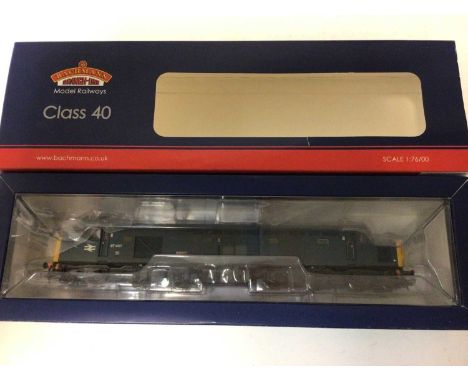 Bachmann OO gauge Class 40 Diesel 97407 Aureal BR blue departmental (weathered) 32-482 boxed