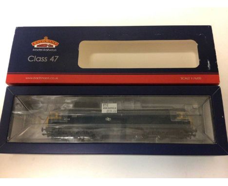 Bachmann OO gauge Class 47 47001 BR blue (weathered) 31-659 boxed