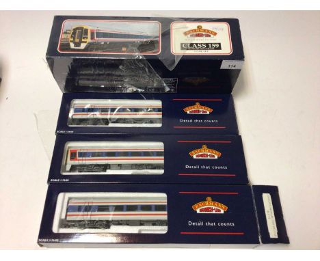 Bachmann OO gauge 159 three car DMU Network Southeast 31-510 boxed
