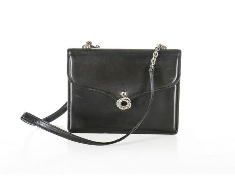 A group of Gucci bags and accessories, 1960s-80s, comprising wine leather shoulder bag with GG clasp; black leather shoulder 