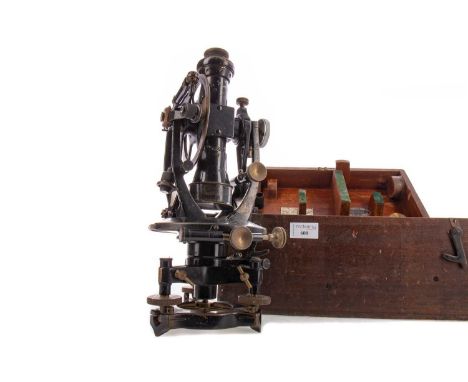 EARLY-MID 20TH CENTURY THEODOLITE,by Cooke, Troughton &amp; Simms of London and York, No. Y869, in original case