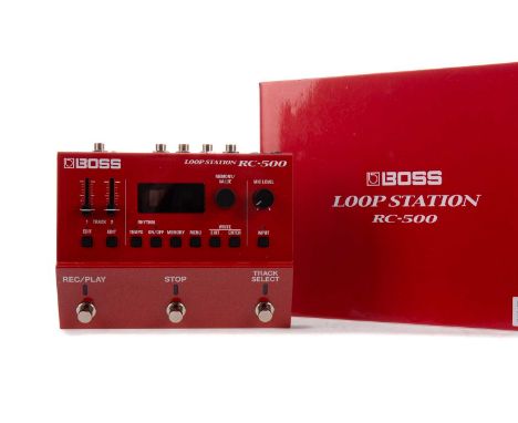 BOSS RC-500 LOOP STATION,with power cable, further cables and manual, boxed