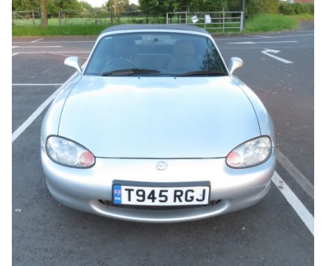 Mazda MX5-S convertible, 1840cc petrol engine, mileage 78,462, reg T945 RGJ, registered 1/3/99, 2 keys, V5C, MOT until 25th J