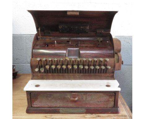 A vintage National cash register, Ltd, London