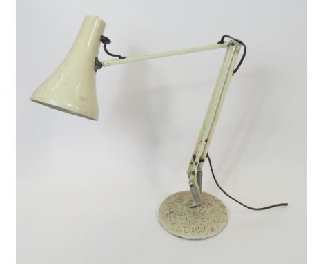 An Angelpoise white painted lamp
