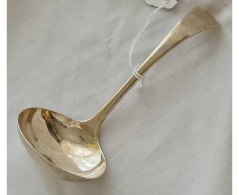 A plain OE pattern sauce ladle – Sheffield 1899 by TB &amp; S – 73 g.