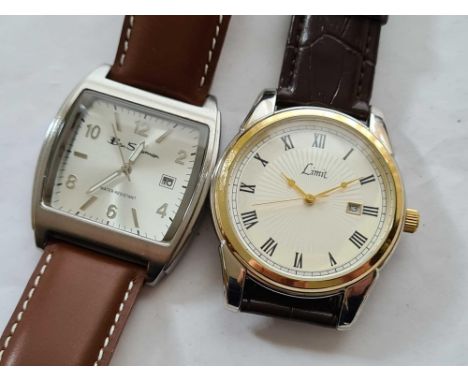 Two gents modern wrist watches by Limit and Ben Sherman both with seconds sweep and date aperture both W/O 