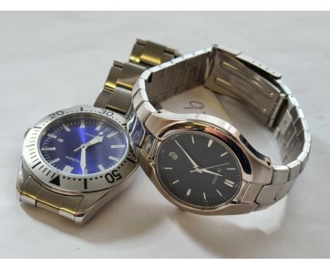 Two modern gents Sekonda wrist watches with seconds sweep W/O 