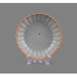 A Chinese Qingbai foliate saucer