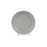 A Chinese large celadon-glazed dish