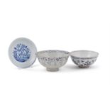 A Chinese blue and white bowl
