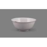 A Chinese white porcelain bowl