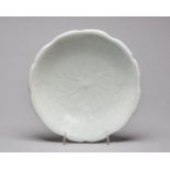 A Chinese qingbai foliate rimmed dish