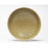 A Chinese Yaozhou celadon bowl
