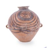 A Chinese painted pottery Neolithic period jar
