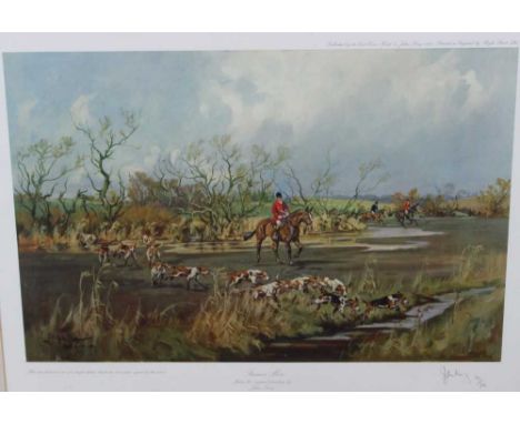 *John Gregory King (1929-2014) signed limited edition print - East Essex, Sturmer Mere, 92/250, 40cm x 54cm, in glazed frame