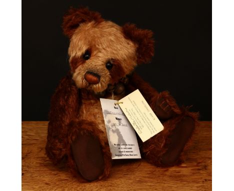 Charlie Bears/Isabelle Collection SJ4388 Dandellion Panda teddy bear, from the 2009 Isabelle Collection, 28cm high with tags,