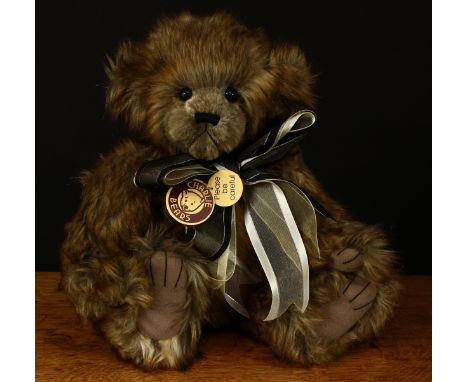 Charlie Bears CB120004B Arthur teddy bear, from the 2012 Charlie Bears Plush Collection, designed by Heather Lyell, 36cm high