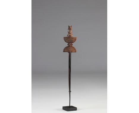 Hairpin - Kwere - mid 20th - private Belgium-Tanzania - AfricaRegion: AfricaPeriod: mid 20th centurySizes: H=230mm l=40mmWeig
