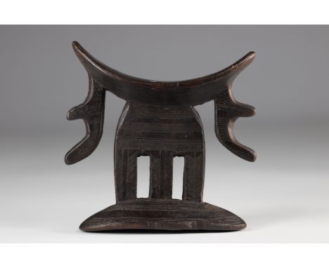 Neck support Beautiful patina of use - Ethiopia - good condition 1st half of the 20th centuryRegion: AfricaPeriod: mid 20th c