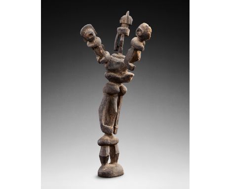 Exceptional Dogon ancestor statue - early 20th century or earlier - Africa - MaliRegion: AfricaSizes: H=560mm L=200mmWeight (
