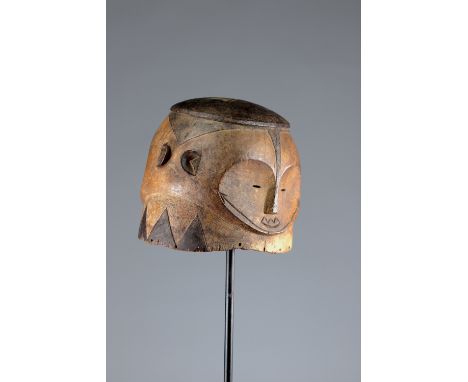 FANG helmet mask, Gabon. Late 19th / early 20th century. Ex S. Pelt coll., AmsterdamRegion: AfricaPeriod: Late 19th / early 2