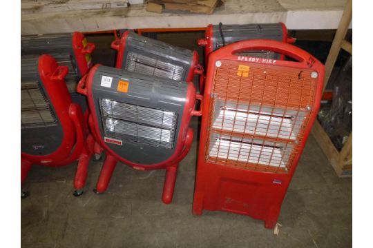 3 x Elite Heat HSC 110V Heaters and 1 x ELITE HEAT HSC electric heater