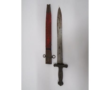 American Model 1832 Artillery Short Sword possibly a Confederate issue as it is non standard.  17 inch, double edged French s