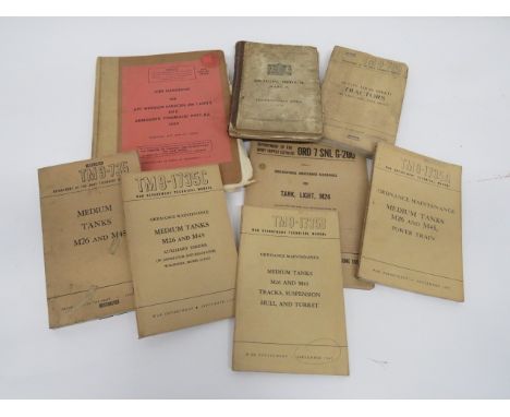 Good Selection of Armoured / Tank Handbooks consisting Dragon Medium MKIV 1939 ... Saracen MK 1 & 2 and Armoured Command Post